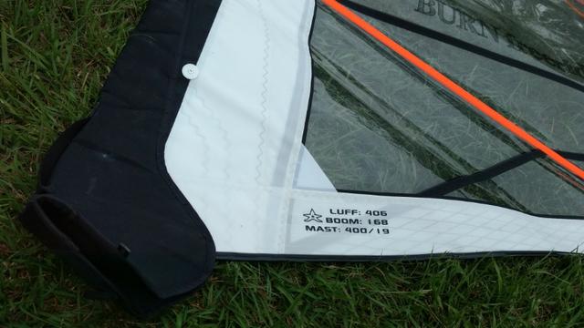Vela Windsurf Burn FreeRide 4,5 -Usada somente uma vez