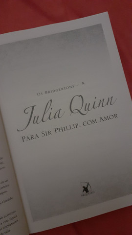 Livro Para Sir Phillip, com amor de Os Bridgertons - Foto 3