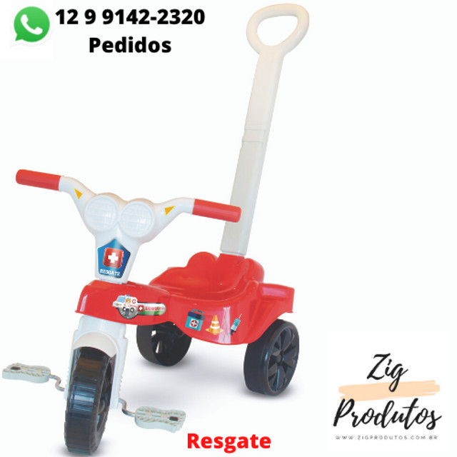 Triciclo Infantil Velocipe Bob Com Empurrador - Promoção Produtos Novos - Foto 6