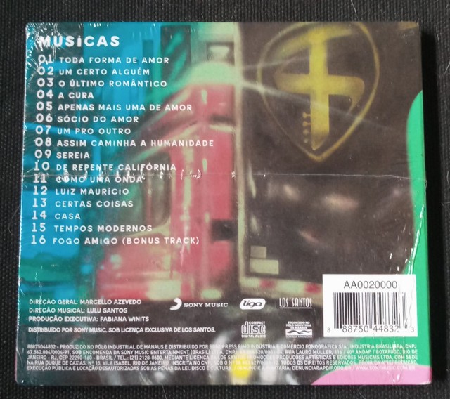 CD LACRADO LULU SANTOS AO VIVO . LACRADO - Foto 2
