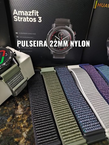 Pulseira Nylon Amazfit Stratos 3 - Foto 3
