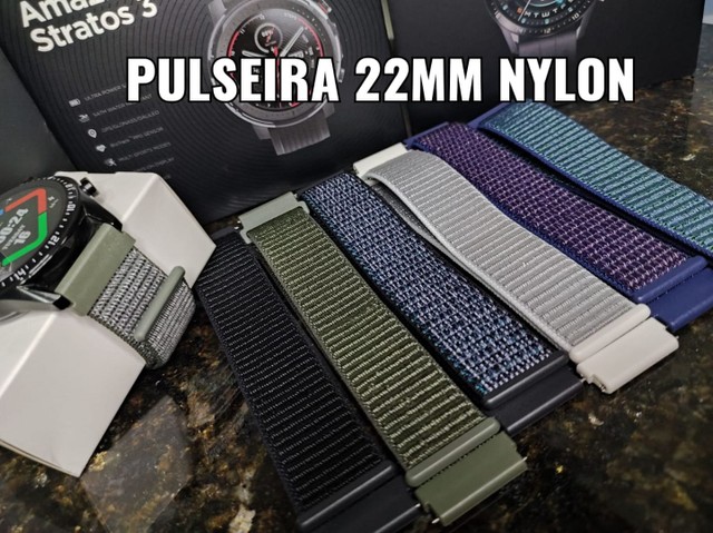 Pulseira Nylon Amazfit Stratos 3 - Foto 4