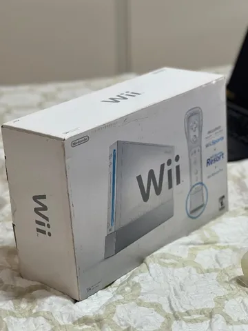 nintendo wii na caixa desbloqueado funcionando perfeitamente