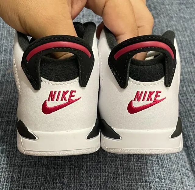 Tênis Air Jordan 6 Carmine Infantil 100% Original - Foto 2