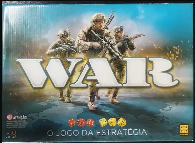 Jogo War 2 Original Grow Jogo de Estratégia Juvenil e Adulto