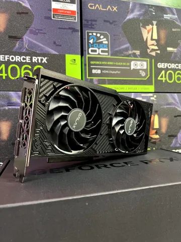 Placa De Vídeo Galax NVIDIA GeForce RTX 4060 Ti 1-Click OC 8GB