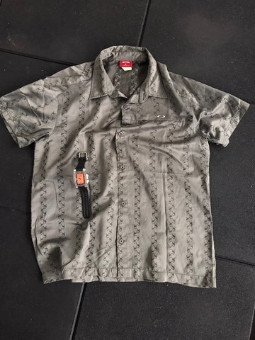 Camisa Polo Oakley Skull Branca (Gg)