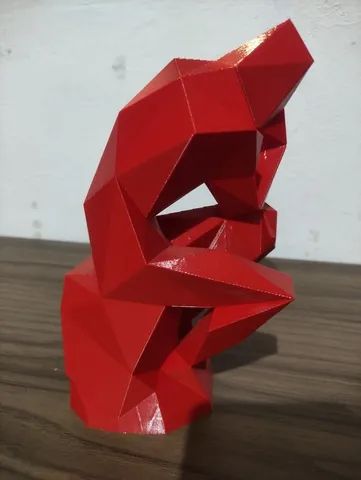 Estátua Pensador Impressão em 3D - Foto 2