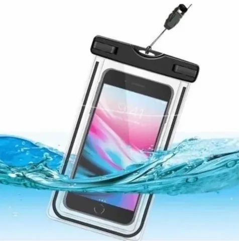 Capa Bolsa para Celular a Prova D?água Impermeável e Universal - Foto 2