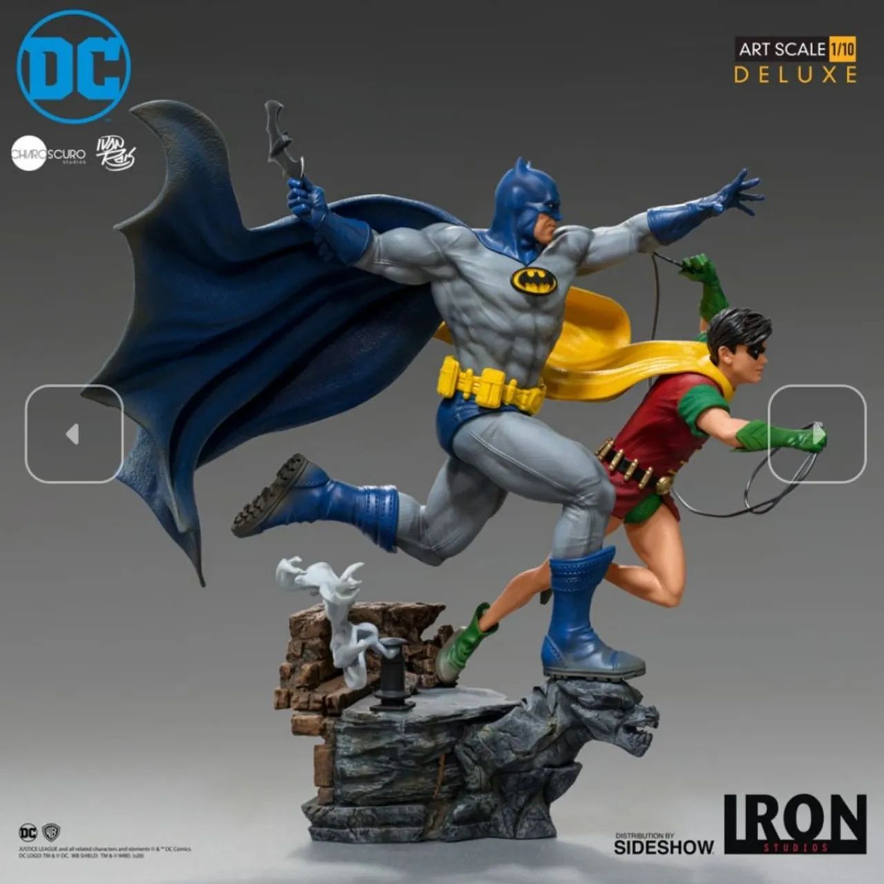 Batman e Robin Deluxe Iron Studios - Foto 3