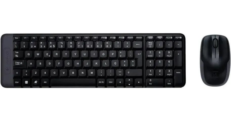 Teclado E Mouse Wireless Logitech  - Modelo MK220  - Preto - Sem Fio   - Foto 2