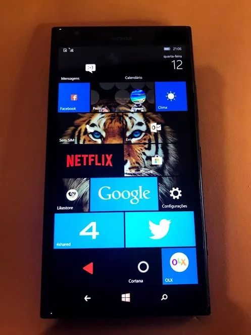 Nokia Lumia 1520 4g 32gb 2gb câmera 4k 20mpx tela de 6" 4g gps windows 10 mobile