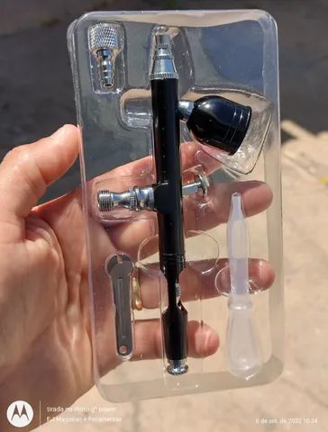 Pistola Pintura Grafite Oficina Funilaria Carpintaria Artesanato Caneta - Foto 5