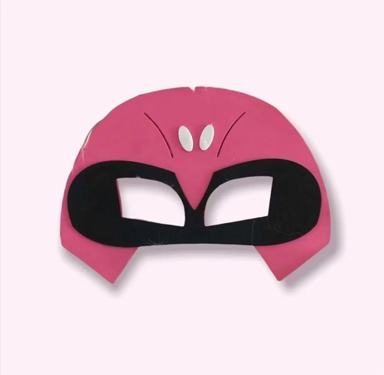 Fantasia + Máscara - Power Ranger Rosa Infantil - Foto 3
