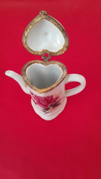 Bule de porcelana antigo. - Foto 5