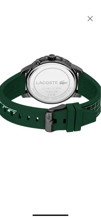 Relógio Lacoste Masculino pulseira verde original - Foto 3