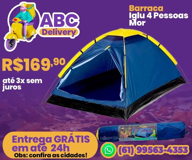Barraca Iglu Para 4 Pessoas Mor