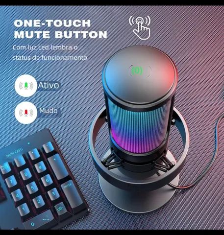 Microfone USB Fifine A8 Condensador Cardioide para Streaming, Jogos e Podcasts - Foto 3
