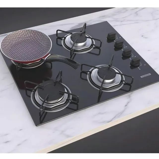 Fogão Cooktop Gás Brasil 4GG 55Cm Vidro 127/220v Tramontina - Foto 3