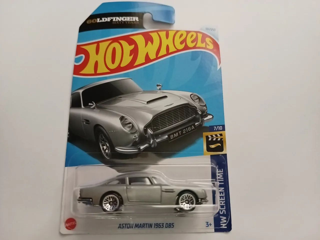 Carrinho Hot Wheels Aston Martin 1963 DB5 - Goldfinger