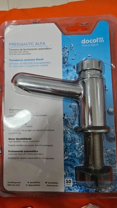 Torneira de fechamento automático DOCOL