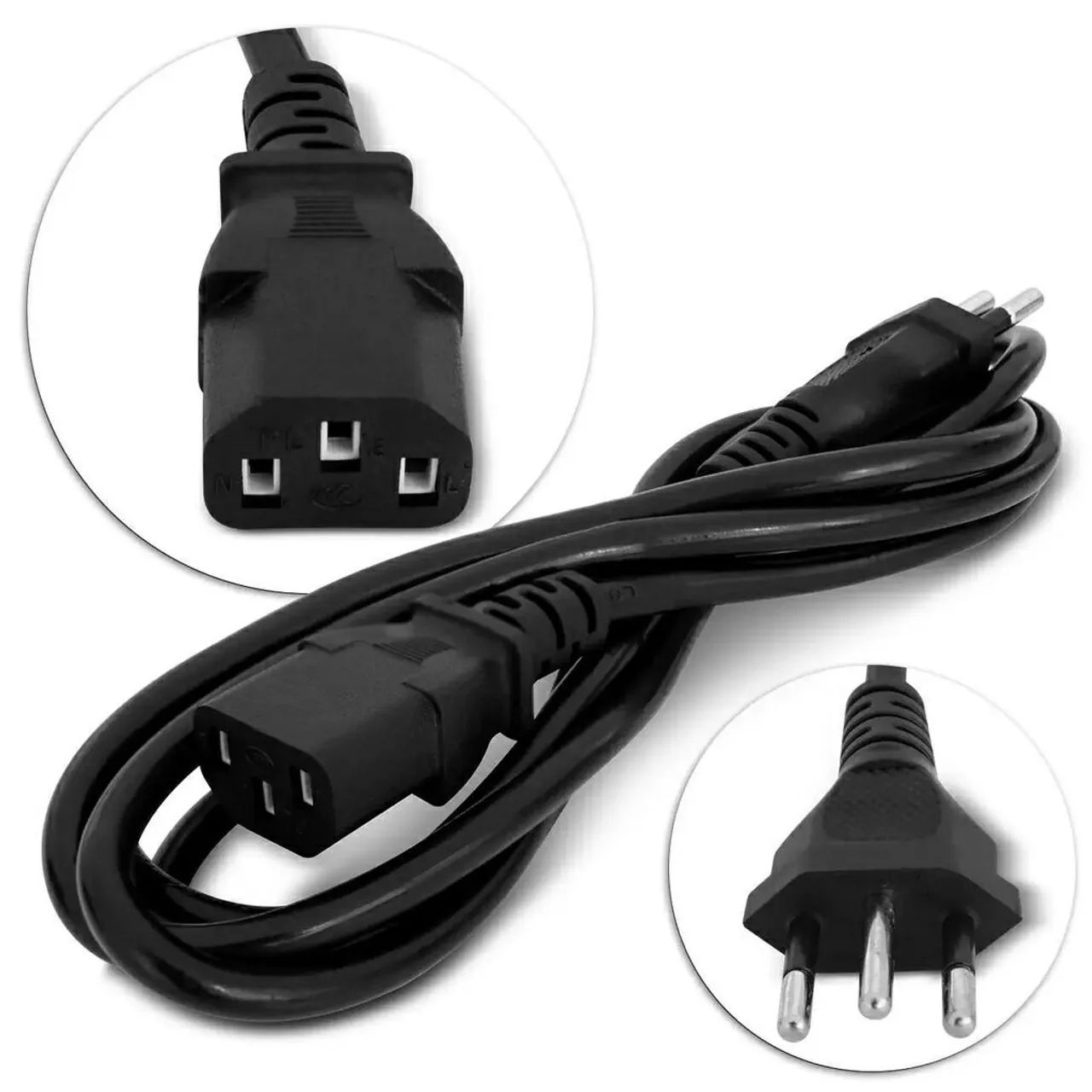 Cabo de Energia para Computador - Novo - Foto 5