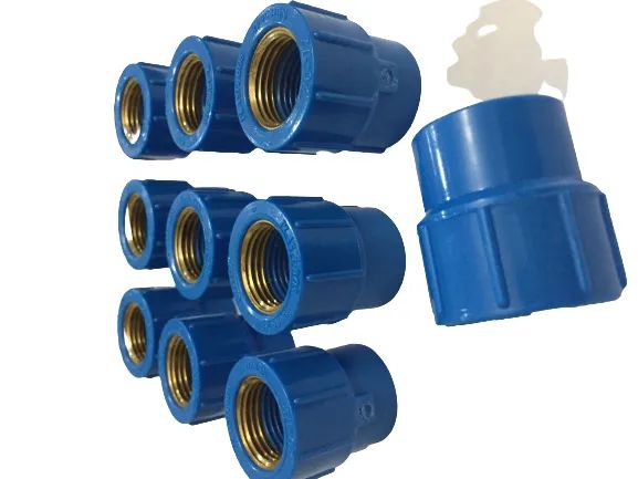 Conexão Luva Soldável Com Bucha Latão PVC Azul 20x1/2 - 15 unidades - Foto 3