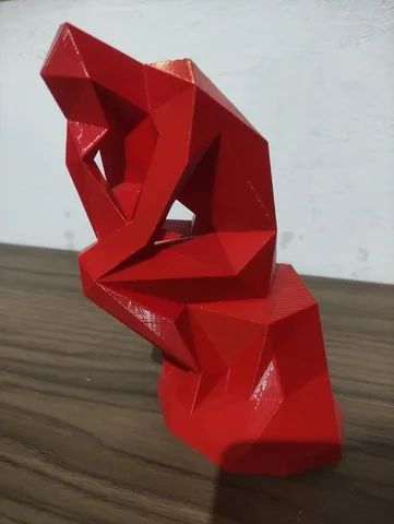 Estátua Pensador Impressão em 3D