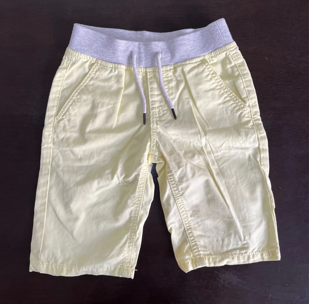 Shorts Infantil - Amarelo