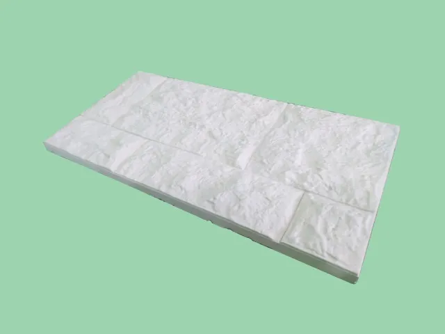 Revestimento Cimentício Lajota Medieval 56x28 Branco