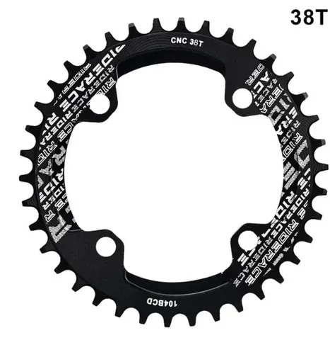 Coroa única Narrow Wide BCD104 de 38T