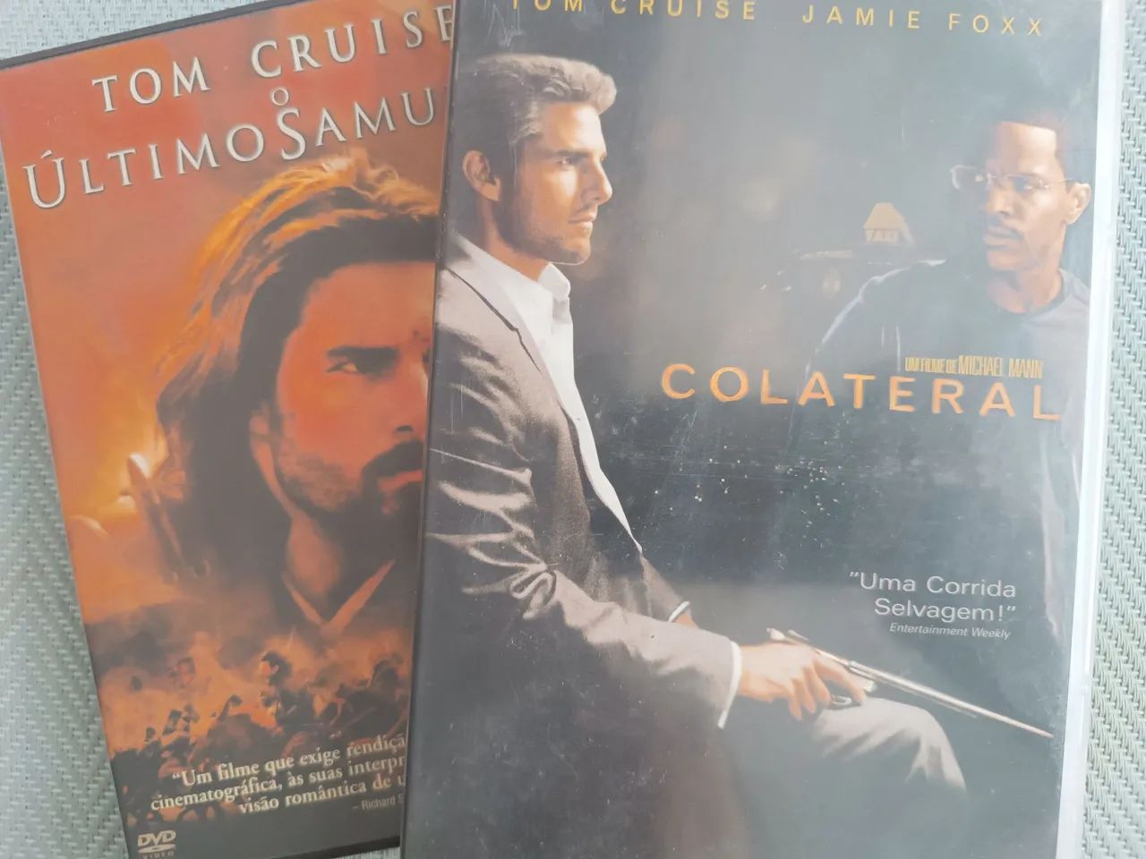 2 dvds filmes: Colateral e O Último Samurai 