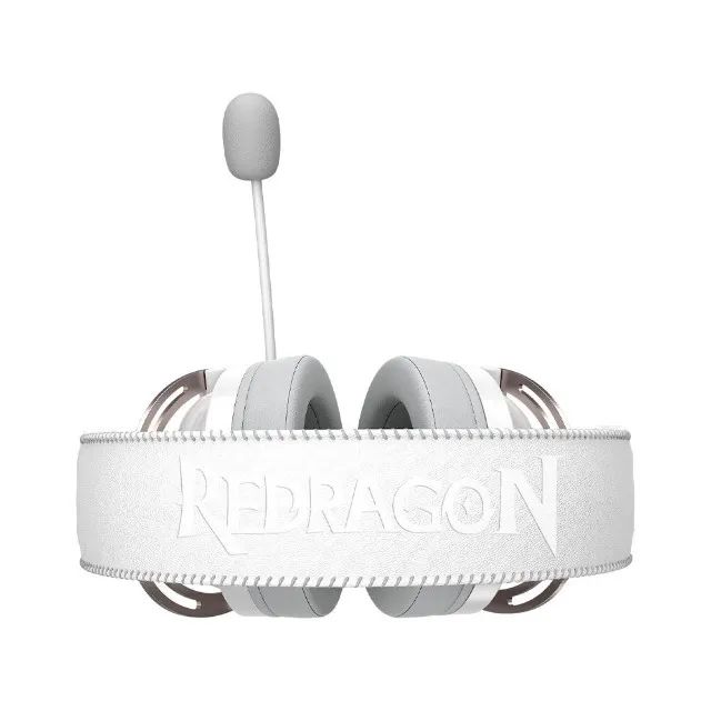 Headset Gamer Redragon Diomedes White P3 C/ Adaptador USB e C/ Adaptador P2 - WZetta - Foto 5