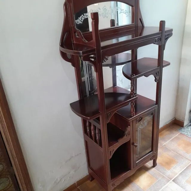 Cristaleira em Mogno Laqueada - Foto 3