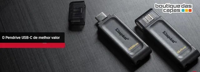 Pendrive Kingston USB-C1 Tipo C DataTraveler DT70 64gb dell macbook lenovo Xiaomi Samsung - Foto 3