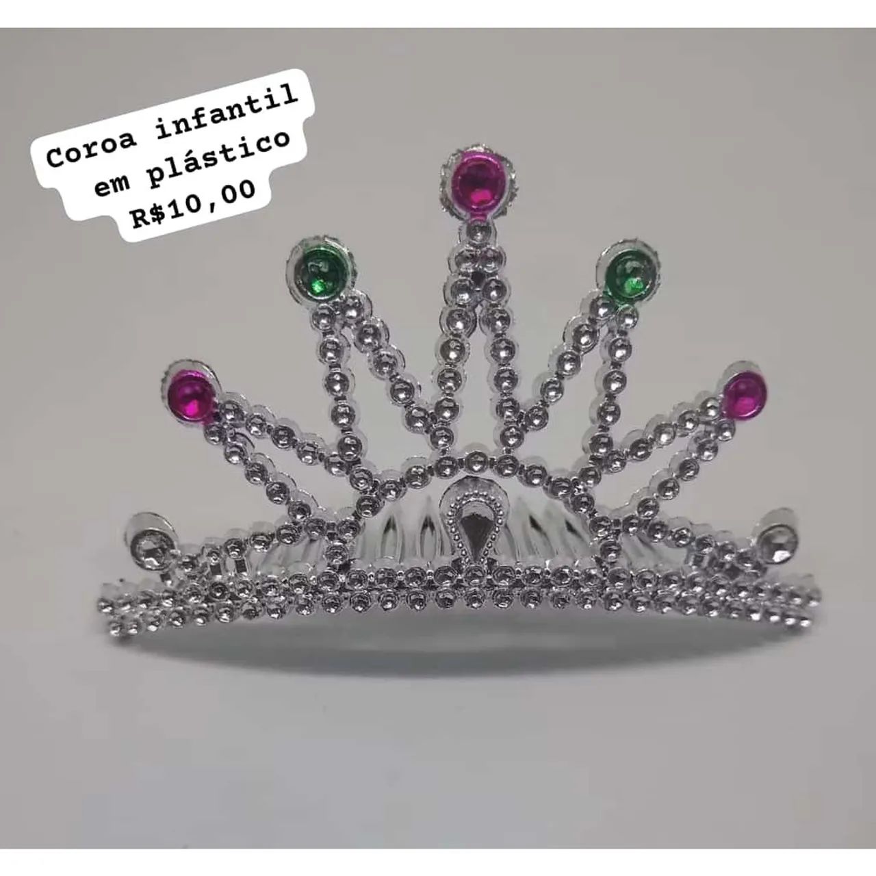 Tiara infantil em plástico - Foto 4