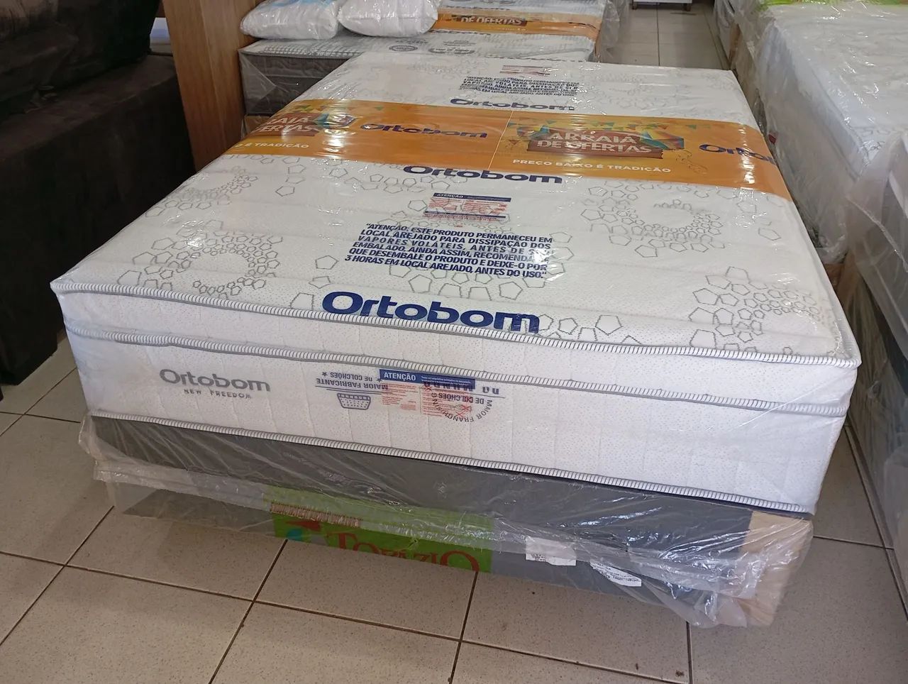 Cama box casal de mola ensacada 32cm. - Foto 5