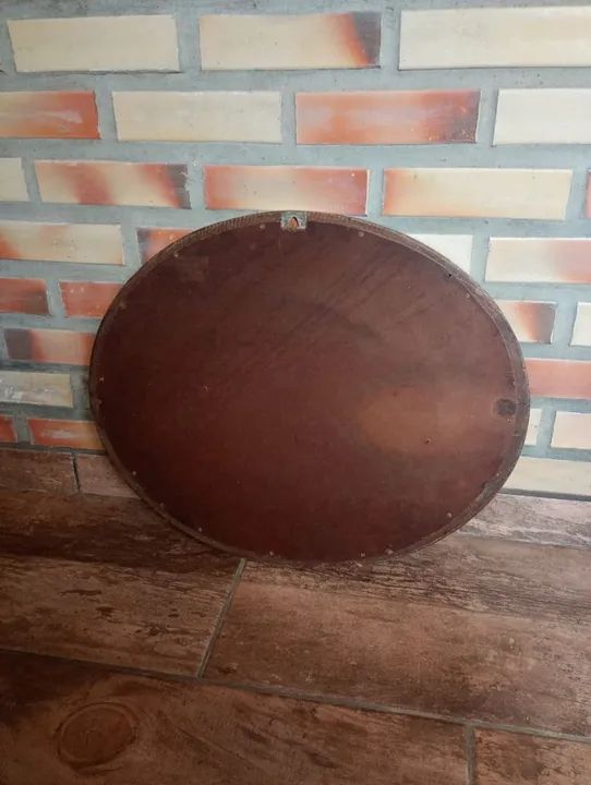 Espelho oval dos anos 70 - Foto 4