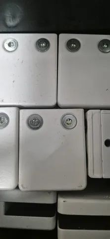 Presilha para vidro reta branco v/a corrimao - Foto 4