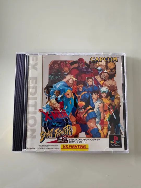 Jogo ps1 X-men vs street fighter ex edition japonês - Jogos de