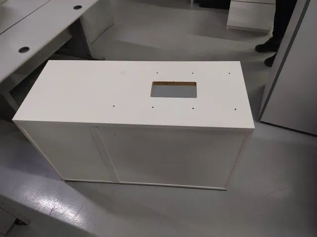 Armário de Escritório Balcão Branco com Gavetas  - Foto 5