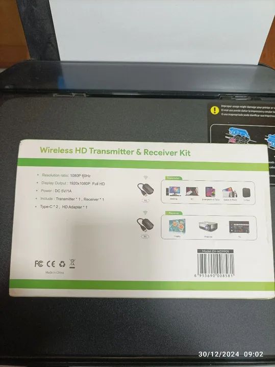 Kit Transmissor e Receptor Wireless HD EDUP - Foto 2