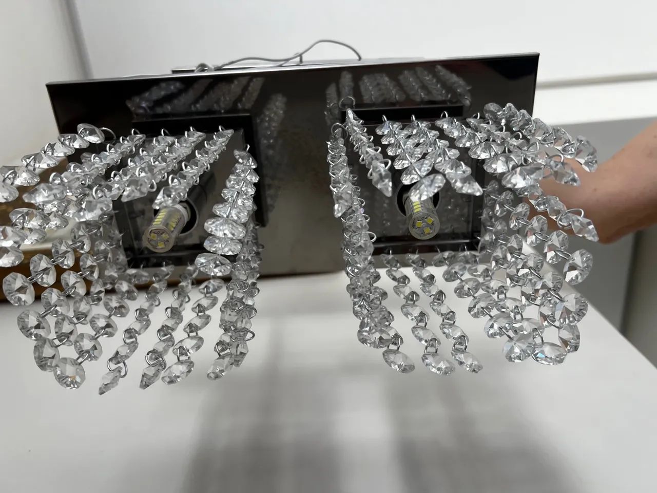 Lustre + Luminária de cristal moderno - Foto 3