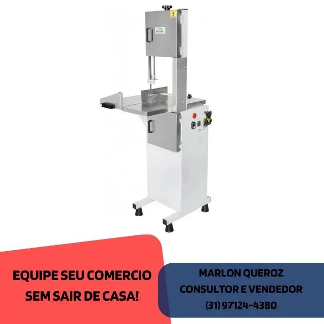 Serra Fita de Açougue Nova com Pé 110/220v