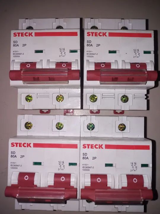 Disjuntor Bipolar Steck SD 80A 415V