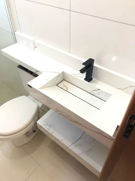 Lavatórios esculpidos em porcelanato   - Foto 2