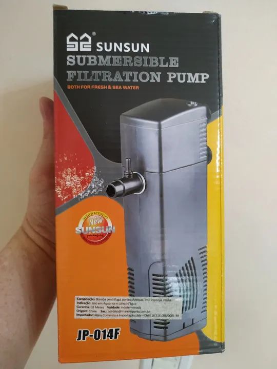 Bomba de Filtragem Submersível Sunsun JP-014F