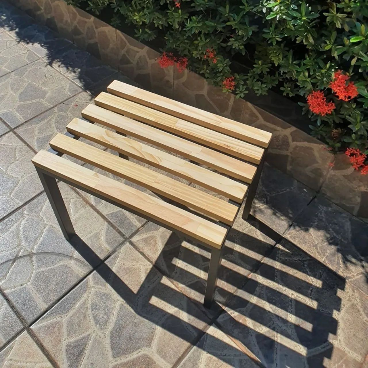 Ripado 55x50x50 Banco banquinho Industriais industrial Cadeira Pratilheira estante - Foto 3