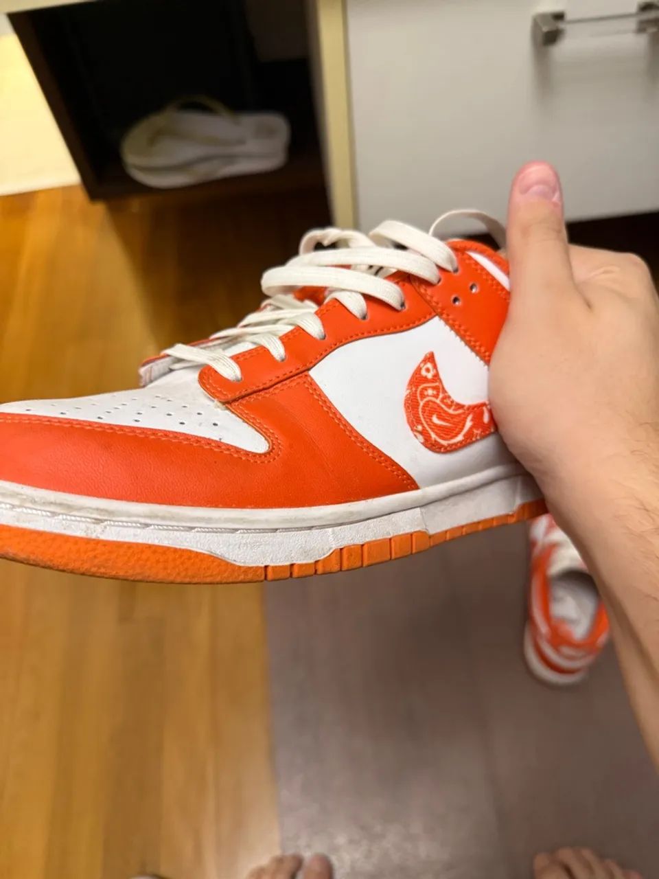 Tênis Nike Dunk Low 43 Laranja - Foto 4