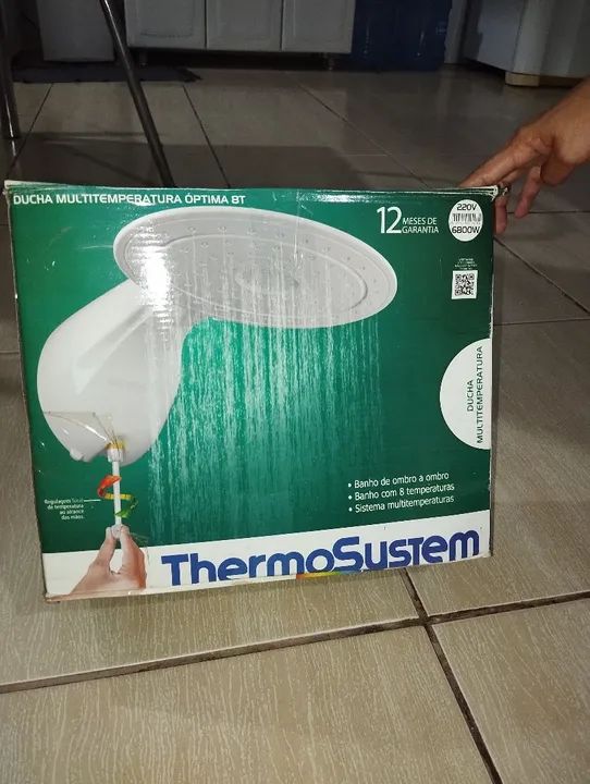 Chuveiro Ducha ThermoSustem Hydra novo 127ou220 - Foto 4
